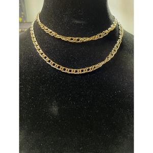 Vintage Avon Gold Tone Chunky Chain 32 "